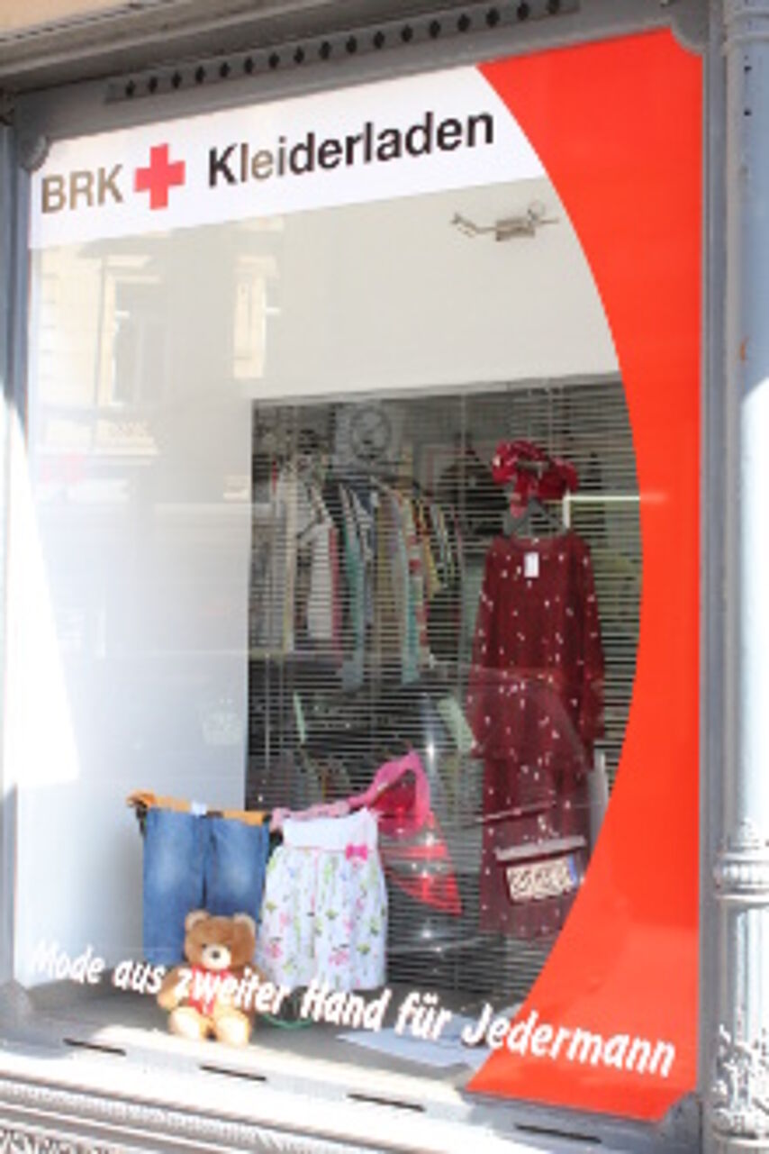 Schaufenster des Kleiderladens