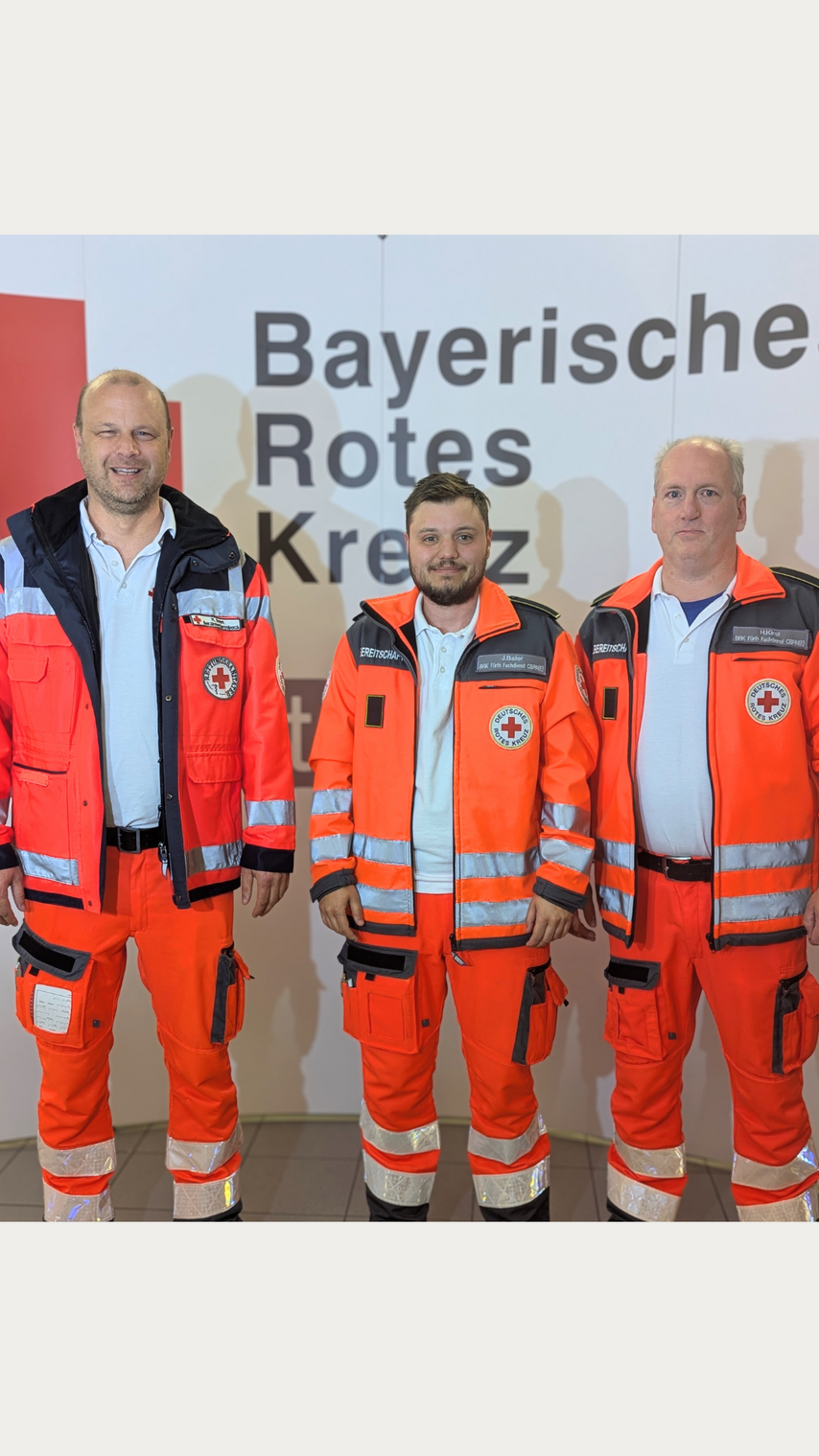 Gruppenfoto: Ralf Bohm, Julian Baier und  Harald Kirst